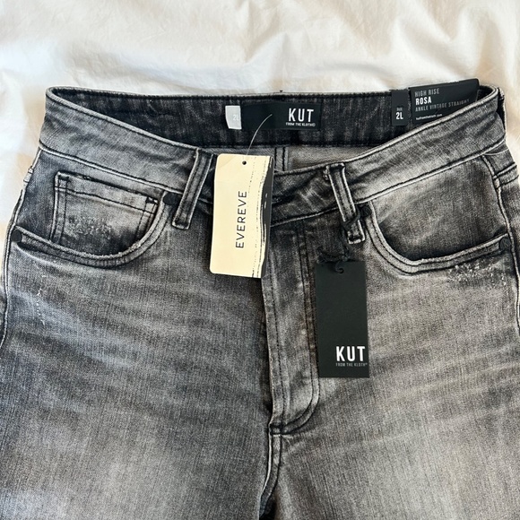 KUT Rosa High Rise Straight Jean - Picture 9 of 9